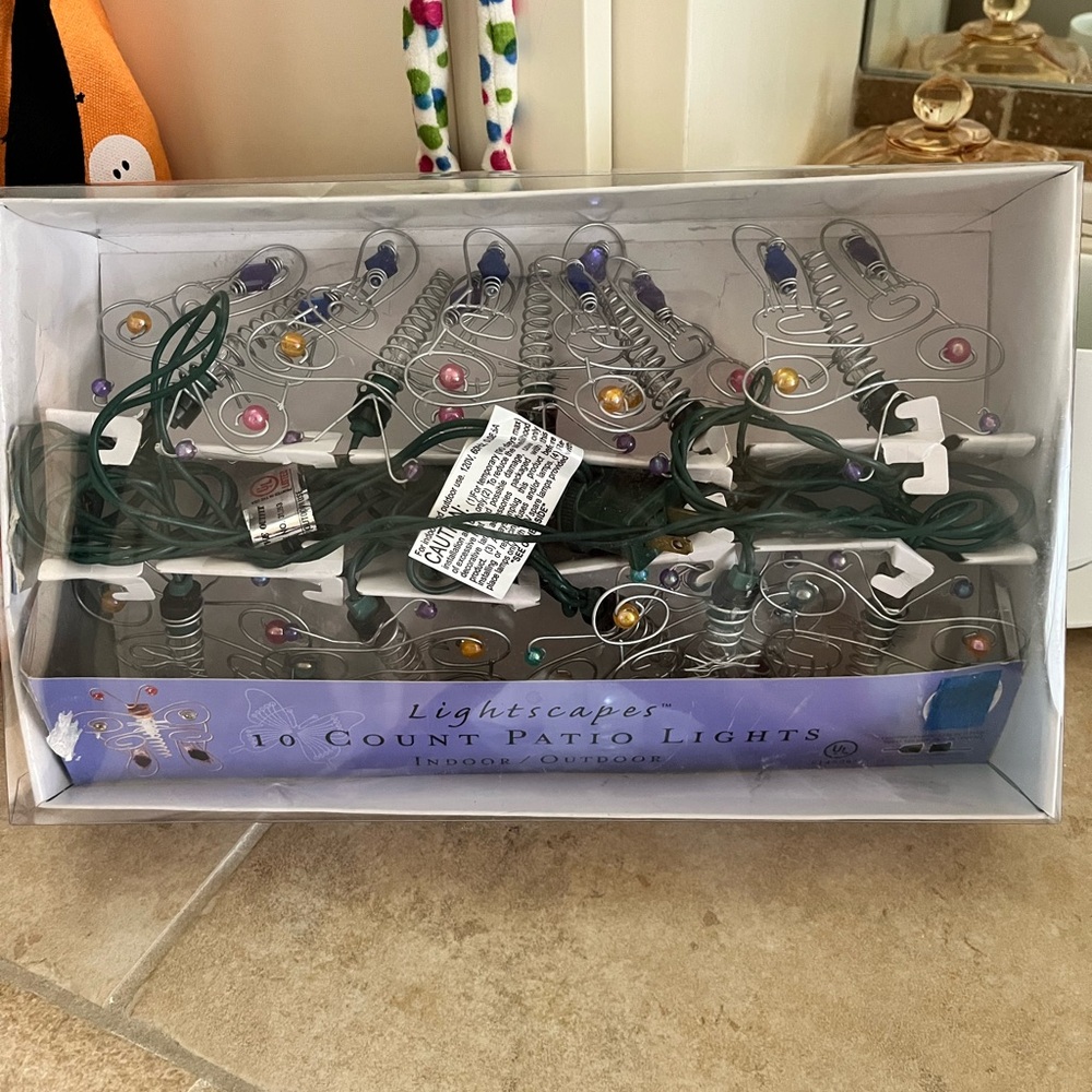 Lightscapes 10 count butterfly patio lights